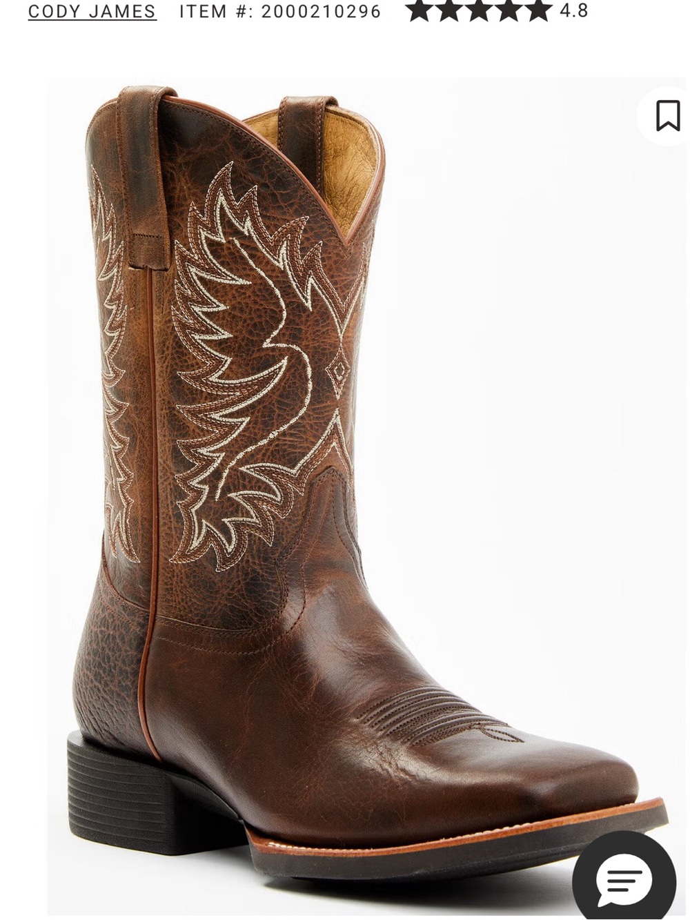 CODY JAMES MEN'S XERO GRAVITY UNIT OUTSOLE WESTERN PERFORMANCE BOOTS
